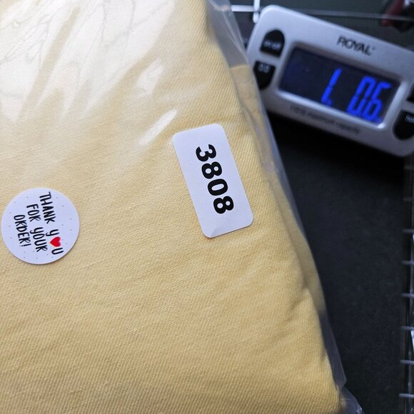 TALBOTS Linen Blazer Womens Size 16 Yellow Open Front Jacket Polyester Lining - Picture 16 of 16